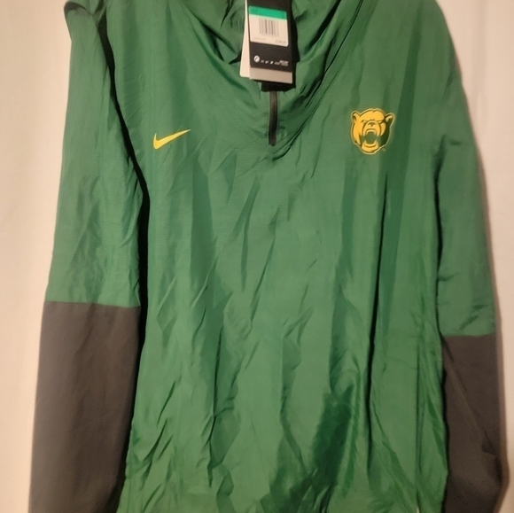 NIKE Men's Baylor Bears On-Field Pull Over Jacket Green Men's Size XL CQ5215-341 - Picture 1 of 6
